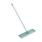 Lawn Leveling Rake | Wide Aluminum Base & Ergonomic Long Handle | 91 x 25 cm