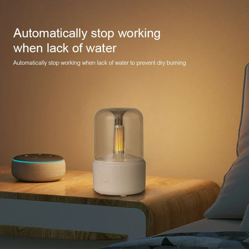 Mini Aroma Diffuser | USB-C Powered Quiet Night Light | 120 ml