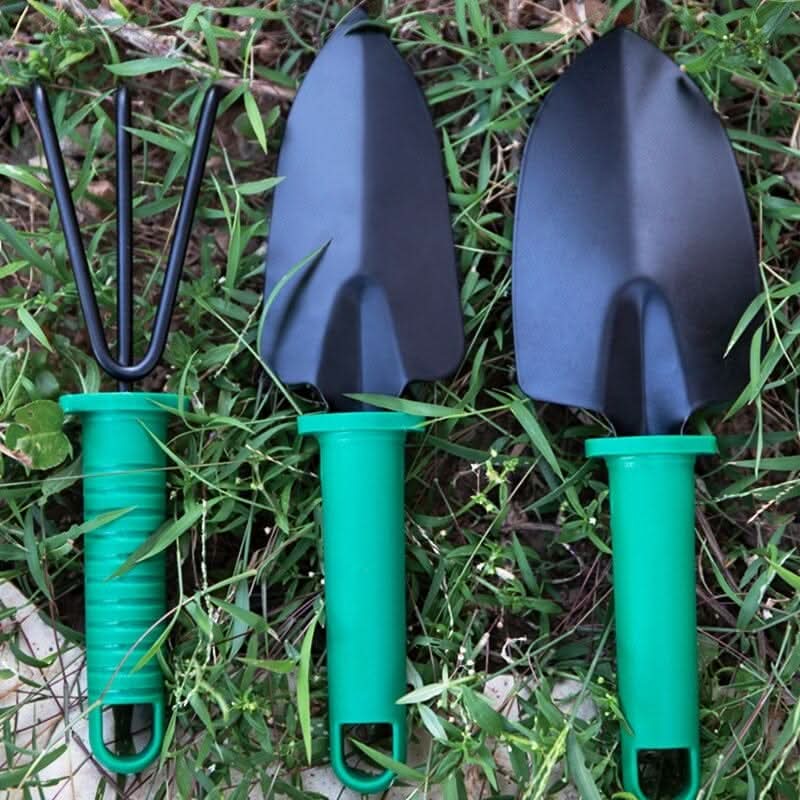 Garden Tool Set | Stainless Steel Heads & Ergonomic Handles | 10 Pieces