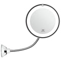 Makeup Mirror | 10X Magnification & LED | Suction Cup Mount
