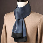 Silk Scarf | 100% Mulberry Silk Polka Dot Double-Layered | 160 x 25 cm