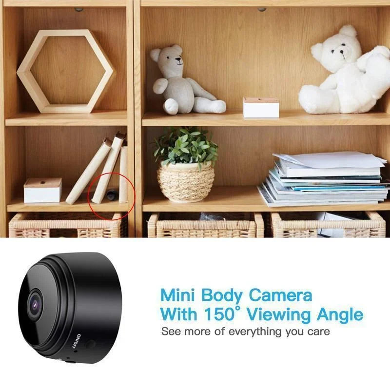 Mini WiFi Camera | 1080p Night Vision & Magnetic Mount