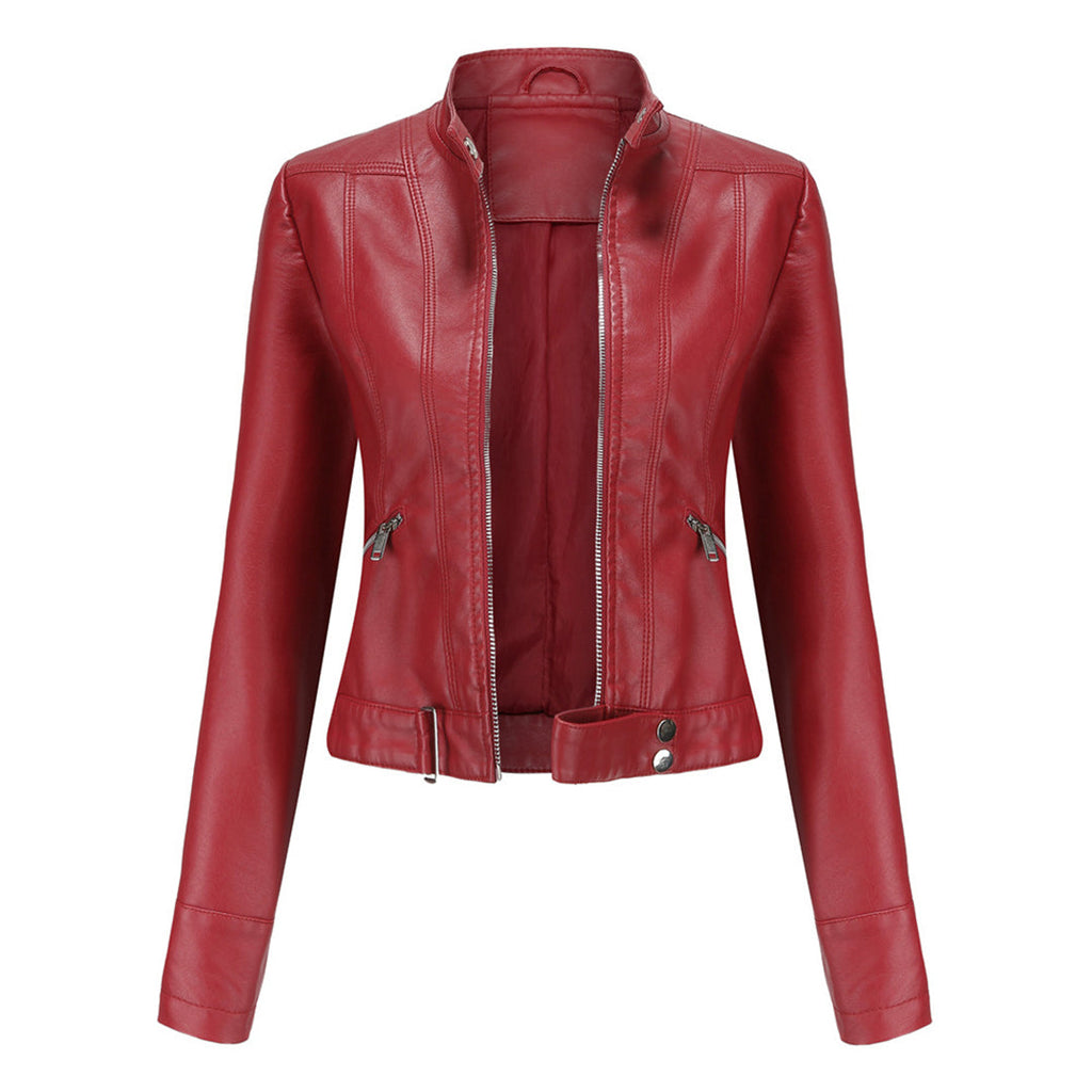 Women's Leather Jacket | Soft Genuine Leather | Classic Fitted Design