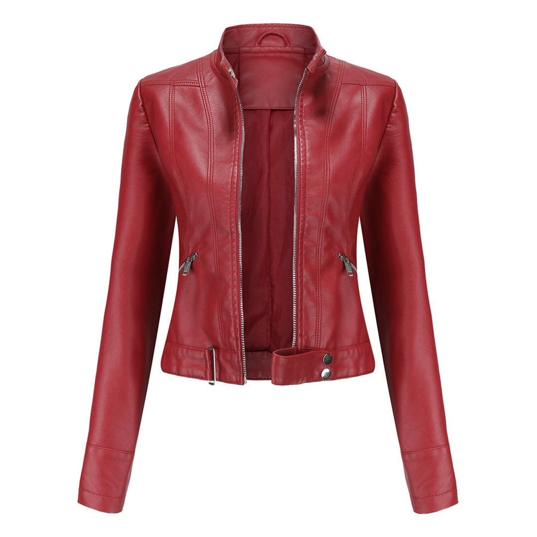 Women's Leather Jacket | Soft Genuine Leather | Classic Fitted Design