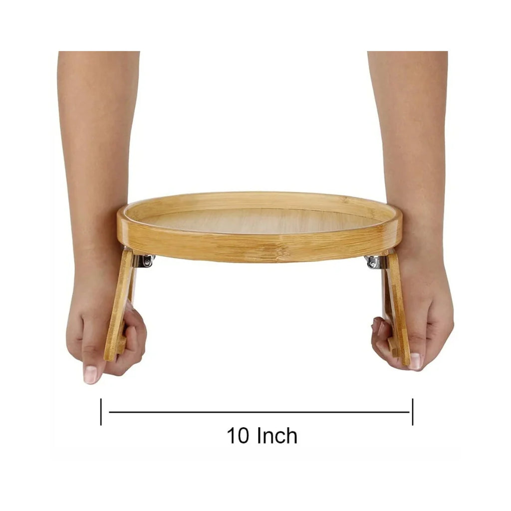 Sofa Armrest Tray | Adjustable, Non-Slip & Foldable | Fits Up To 35.5 cm