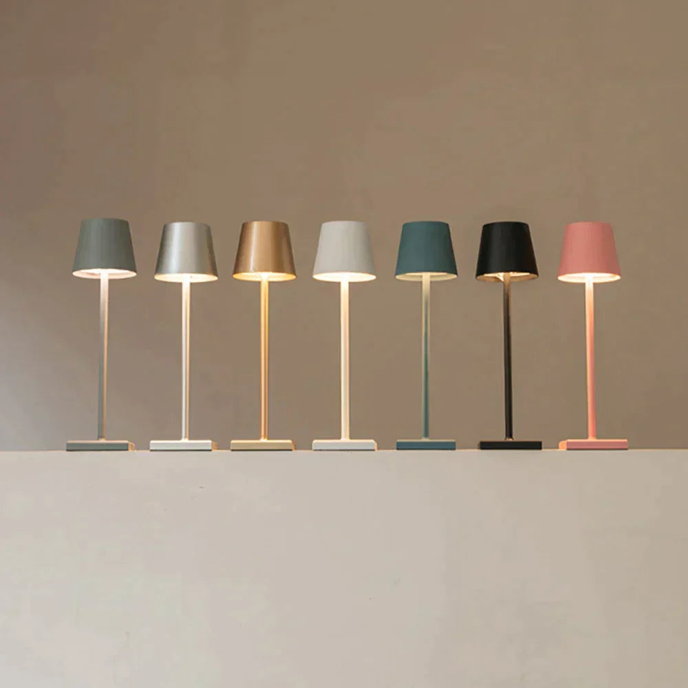 Table Lamp | Wireless & Rechargeable Dimmable LED | Up To 10 Hours Runtime