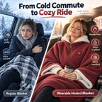 Wearable Heated Blanket | Active Heating & Hands-Free Design | 3 Heat Settings
