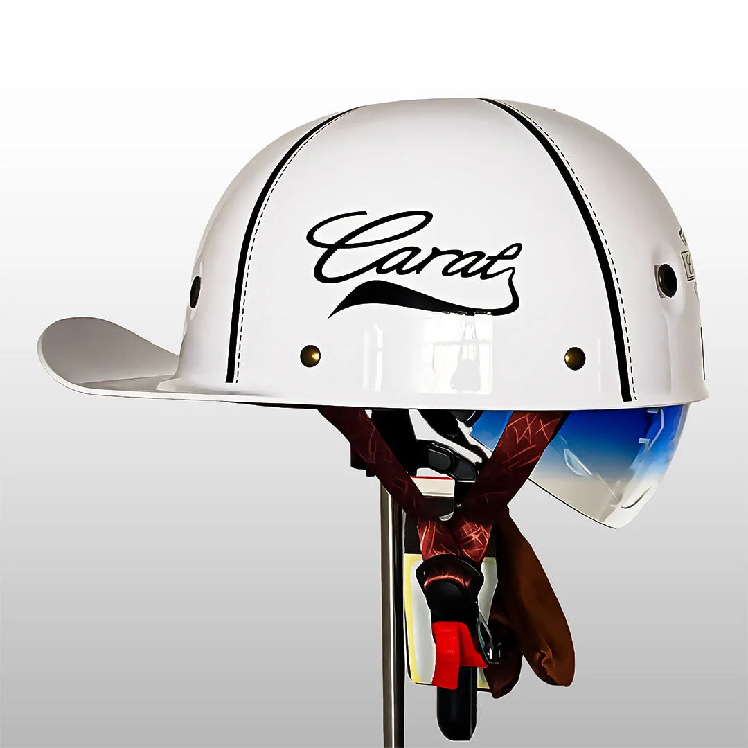 Motorcycle Helmet | Baseball Cap Style & Lightweight | DOT & ECE Certified