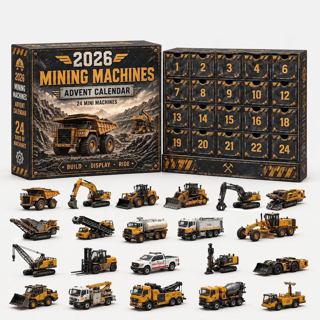 Vehicle Advent Calendar | Die-Cast Miniature Models | 24 Vehicles