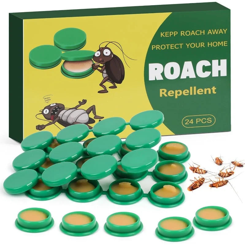 Cockroach Bait Discs | Enclosed & Odorless | Colony-Targeting Formula