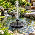 Solar Fountain Pump | Floating & Solar-Powered | Interchangeable Fountain Heads