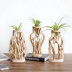 Vase | Bamboo & Wood Branch Design