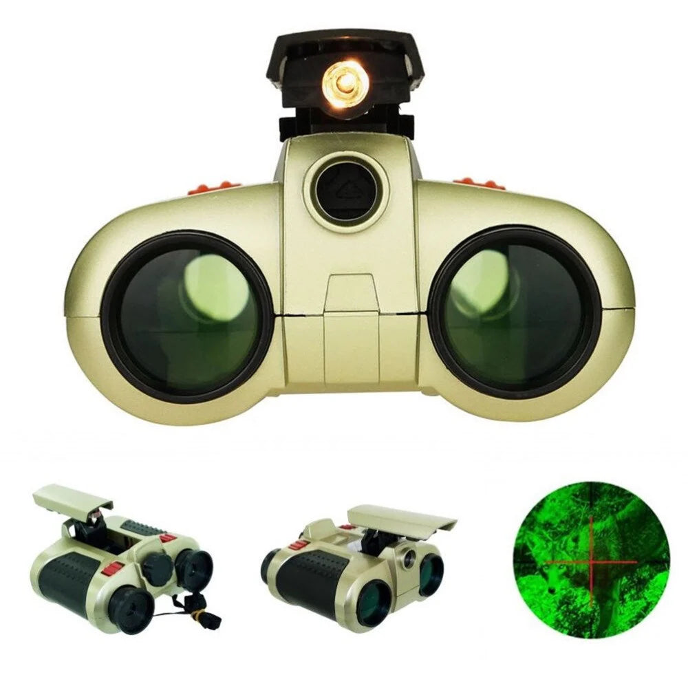 Kids Binoculars | Night Vision & Daytime Use | 25 Ft Range
