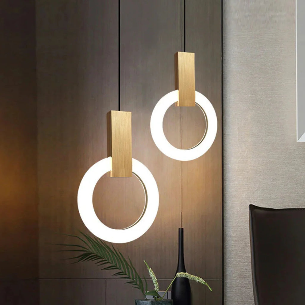 Pendant Lamp | Nordic Acrylic Design & Warm White LED