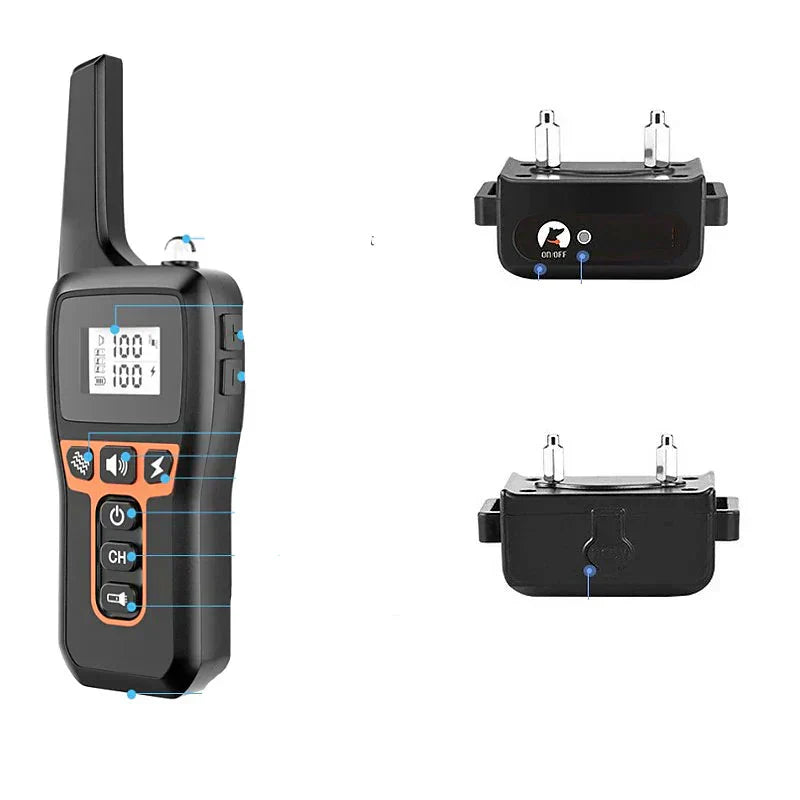 Dog Training Collar | Waterproof & Rechargeable | 1,000 m Remote Range