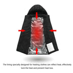 Heated Puffer Jacket | Adjustable Temperature Control & Built-In Hood