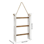 Towel Rack | Vintage-Inspired Solid Wood & Space-Saving
