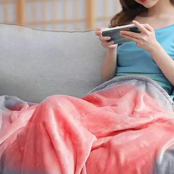 Heated Throw Blanket | USB-Powered & Cordless | 160 × 84 cm