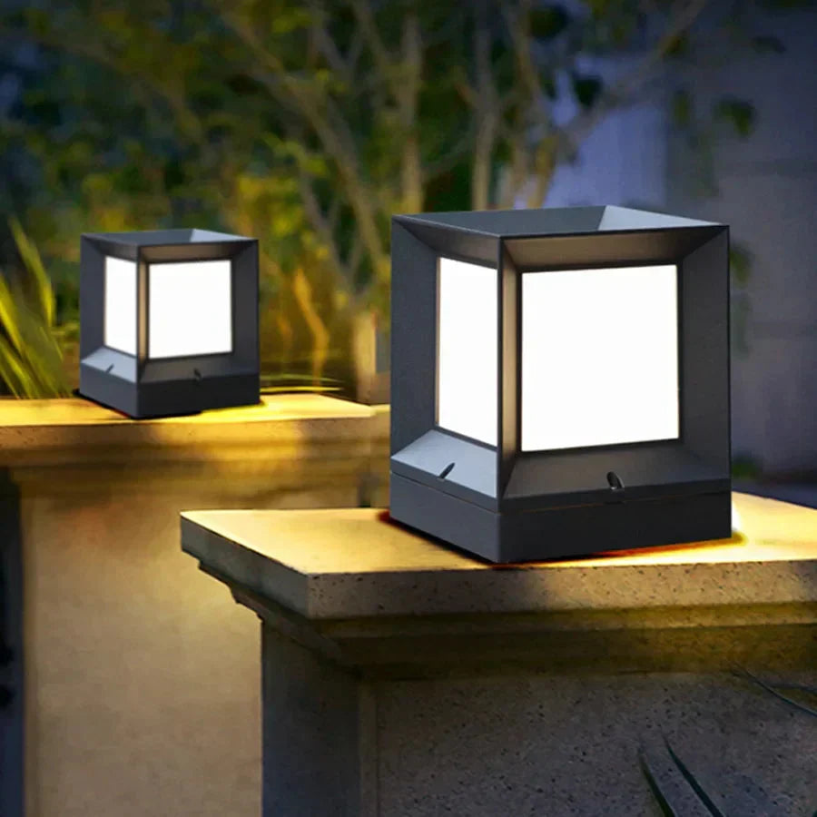 Outdoor Pillar Light | Weather-Resistant LED & Warm Lighting | 12W
