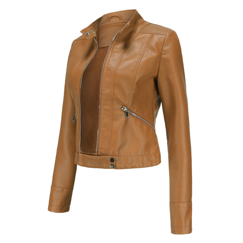 Women's Leather Jacket | Soft Genuine Leather | Classic Fitted Design