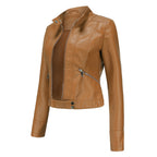 Women's Leather Jacket | Soft Genuine Leather | Classic Fitted Design