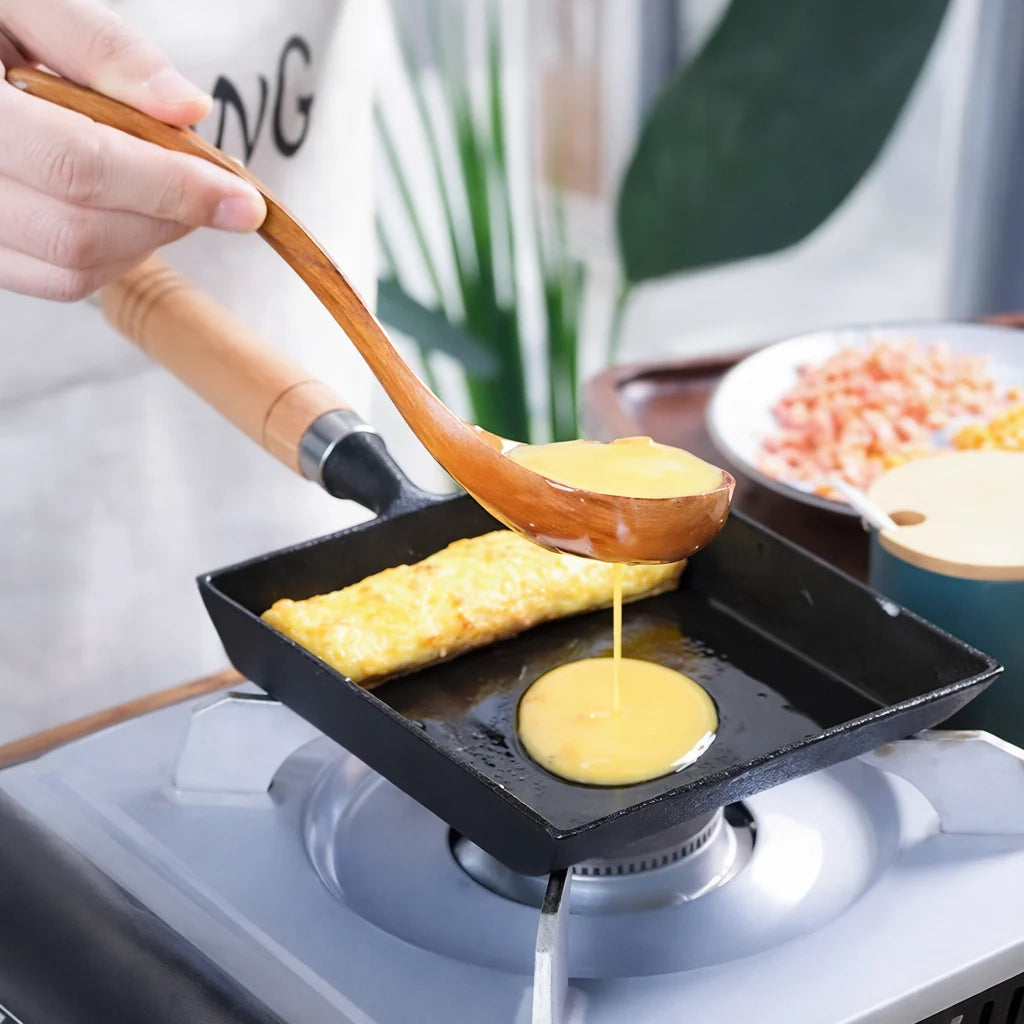 Egg Pan | Square Cast Iron & Natural Non-Stick
