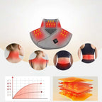 Neck & Shoulder Heating Pad | Adjustable Heat & Soft Fleece | USB-Powered