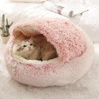 Donut Pet Bed | Raised Bolster Edge & Ultra-Soft Plush