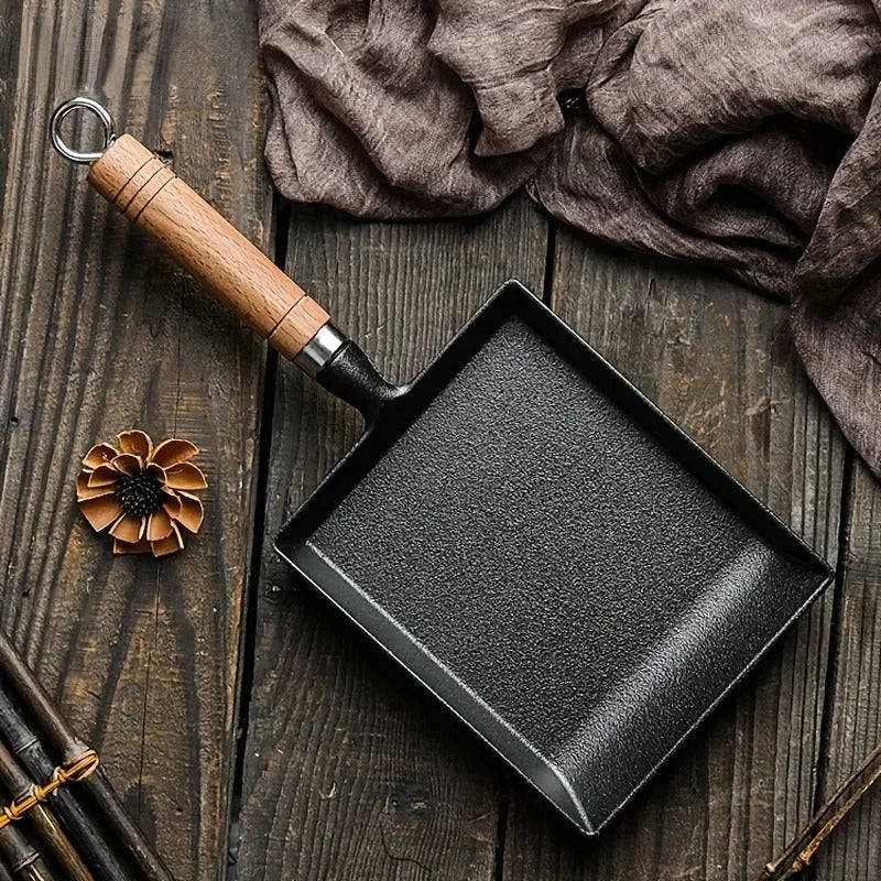 Egg Pan | Square Cast Iron & Natural Non-Stick