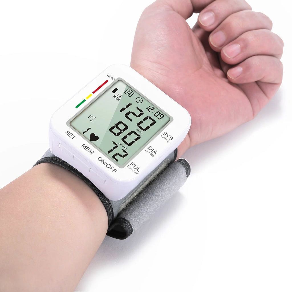 Blood Pressure Monitor | Wrist & Heart Rate | Dual-User Memory