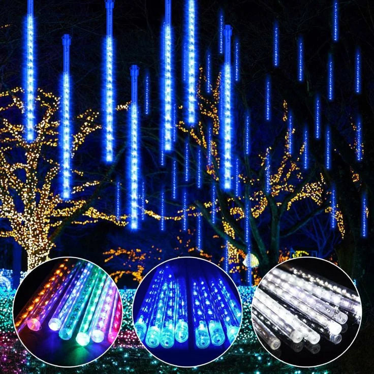 Snowfall LED Lights | Animated Meteor Effect & Weather-Resistant