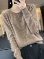 Cardigan | Mink Cashmere Lightweight & Soft | Relaxed Fit