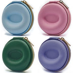 Watch Travel Case | Pebbled Leather & Velvet Lining | Compact Hard-Shell Design