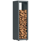 Firewood Rack | Weather-Resistant Galvanized Steel | Adjustable Feet