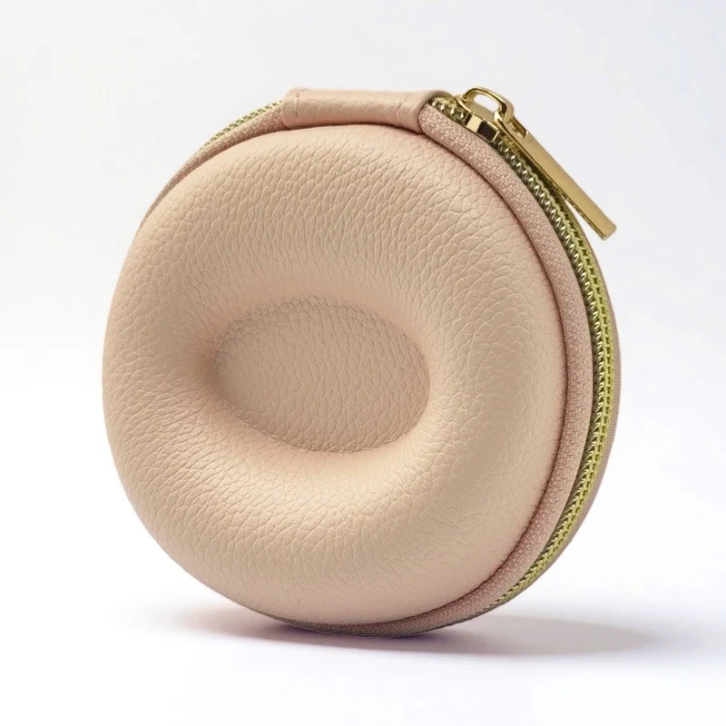 Watch Travel Case | Pebbled Leather & Velvet Lining | Compact Hard-Shell Design
