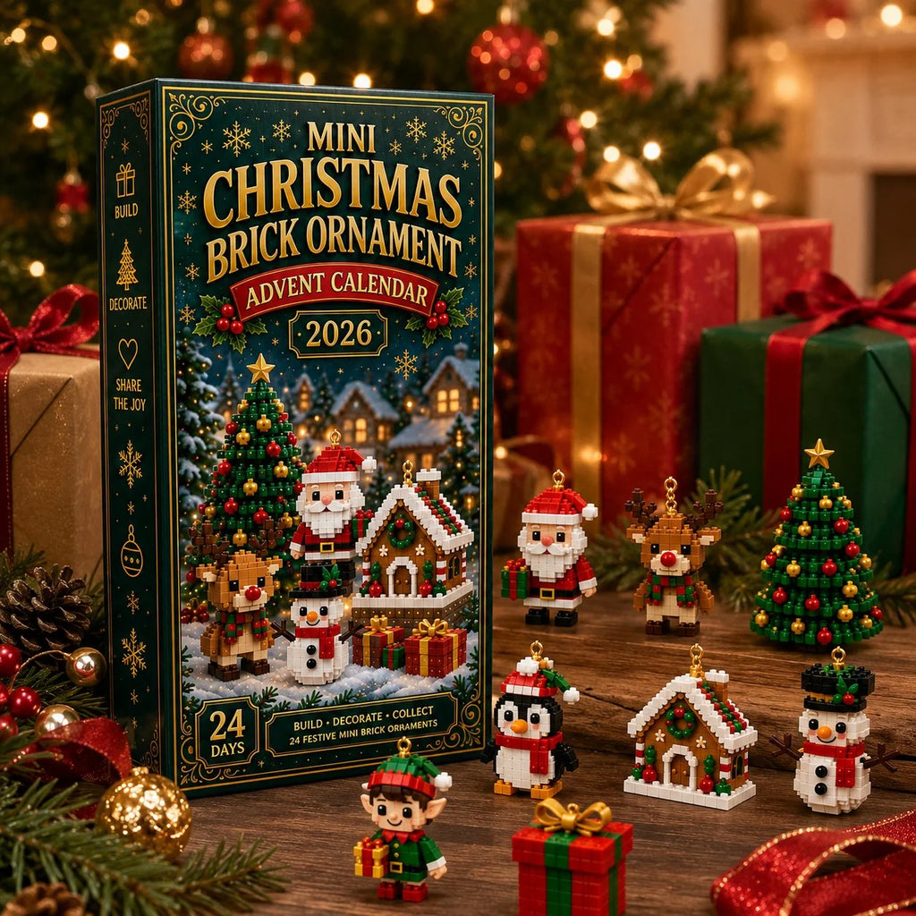 Advent Calendar | Mini Building Sets & Hanging Ornaments | 24 Days