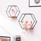 Wall Shelf | Hexagonal Geometric & Easy To Mount