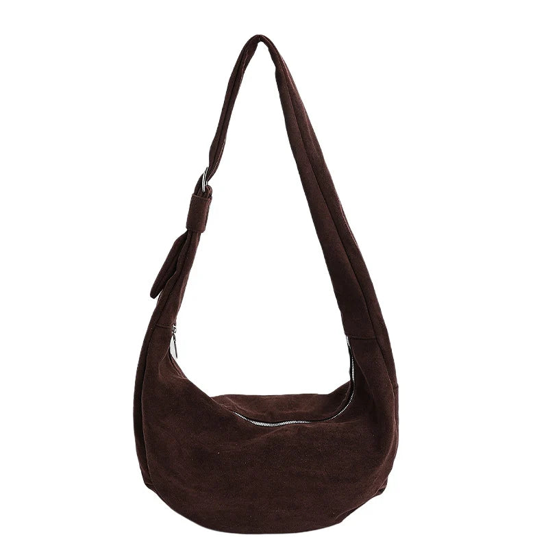 Shoulder Bag | Soft Suede & Slouchy Silhouette
