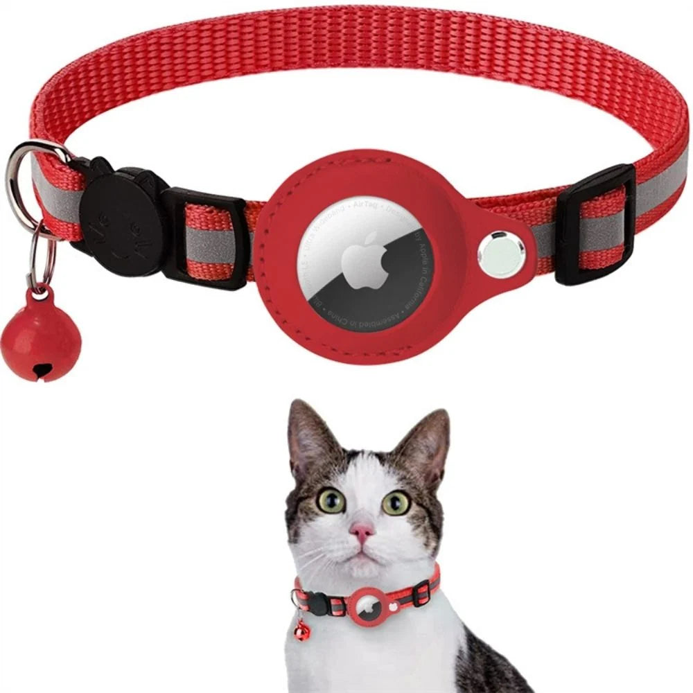 Cat Collar | Reflective & Quick-Release | GPS Tracker Holder