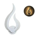 Wall Lamp | Flame-Shaped Flickering LED & Energy-Efficient | Gold & White Options