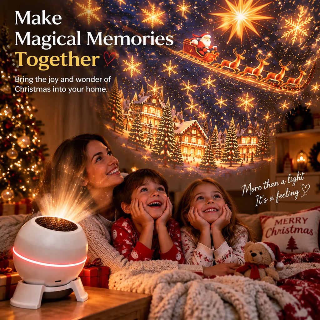 Christmas Light Projector | Moving Star Projections & USB-Powered