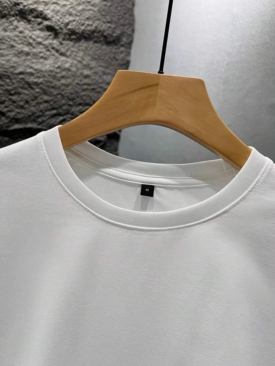 Men’s Long-Sleeve Shirt | Knitted Crew Neck | Regular Fit
