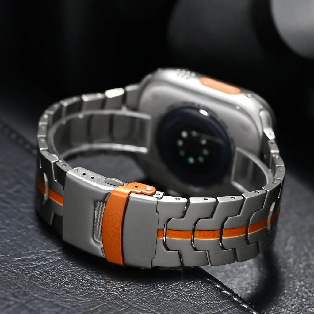 Watch Band | Lightweight Titanium | Hypoallergenic Clasp & Quick Release
