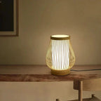 Table Lamp | Japanese Zen Bamboo & Warm Ambient Light | E27 Socket