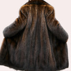Men’s Overcoat | Warm Classic Fit & Button Closure