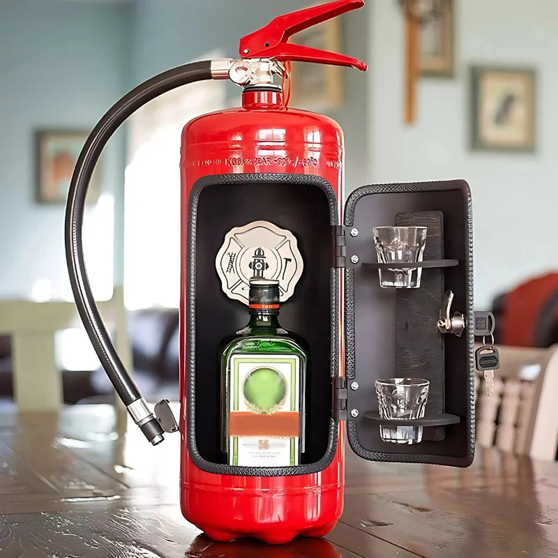 Minibar | Handcrafted Fire Extinguisher Design | Industrial Style