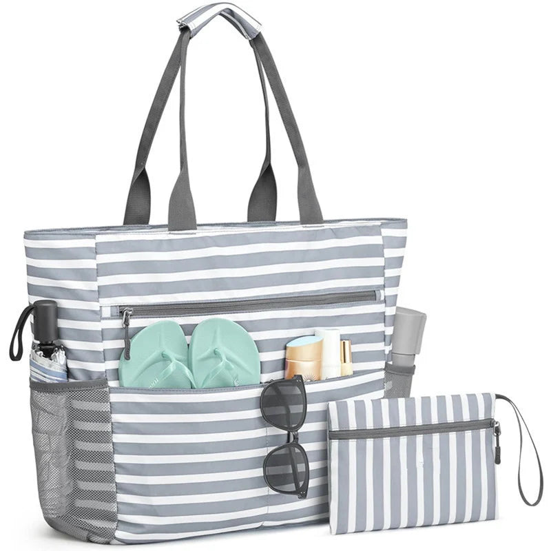 Beach Bag | Waterproof & Foldable | 13 Pockets