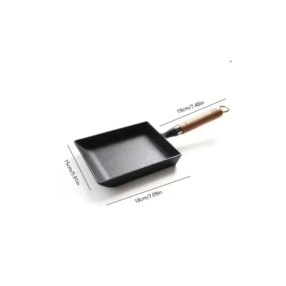 Egg Pan | Square Cast Iron & Natural Non-Stick