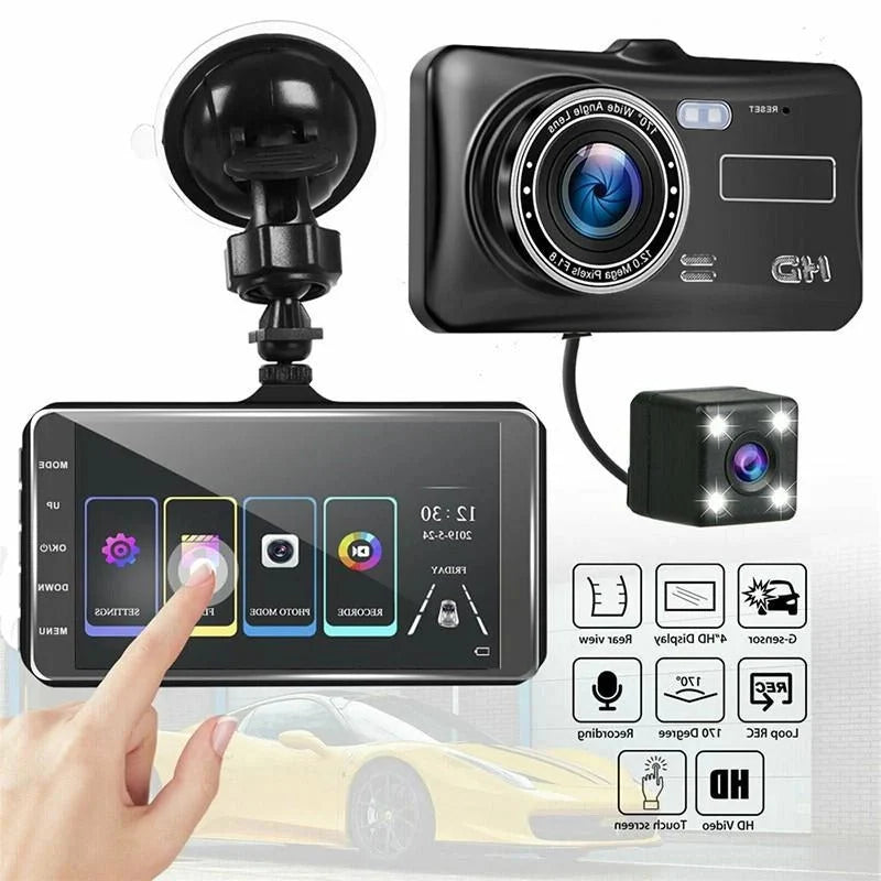 Dash Cam | 1080P Front & Rear & 170° Wide-Angle
