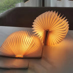 Book Lamp | Foldable Wooden & USB-Rechargeable